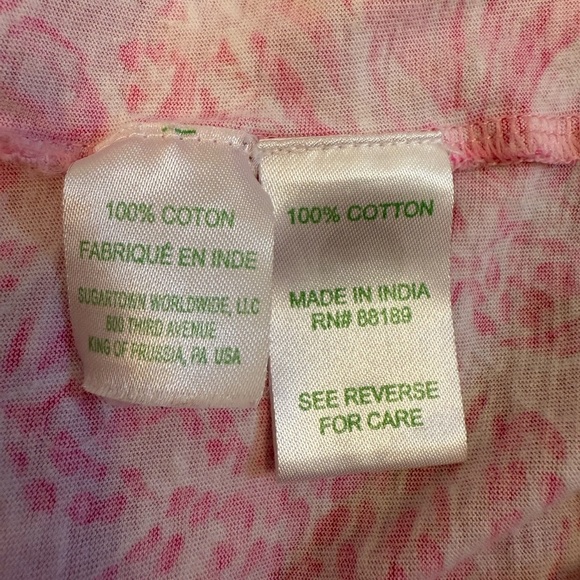 Lilly Pulitzer Mini Geanna Dress Pink Blossom Foxy Llama Girls Medium 6-7 - Picture 4 of 6